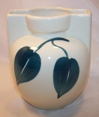 Image 1 of Purinton Pottery Vase Pink Half Blossom 