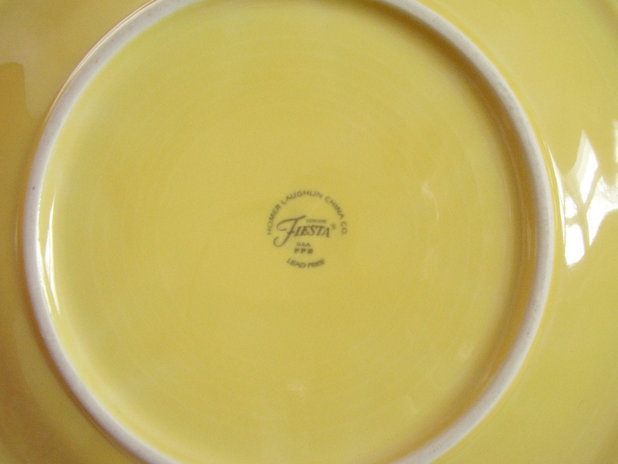 Fiesta Light Yellow Dinner Plate Fiestaware Contemporary