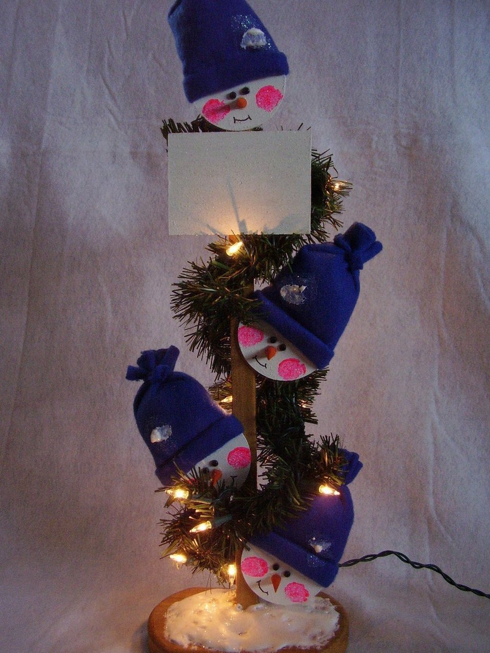 Personalized Snowman Sign