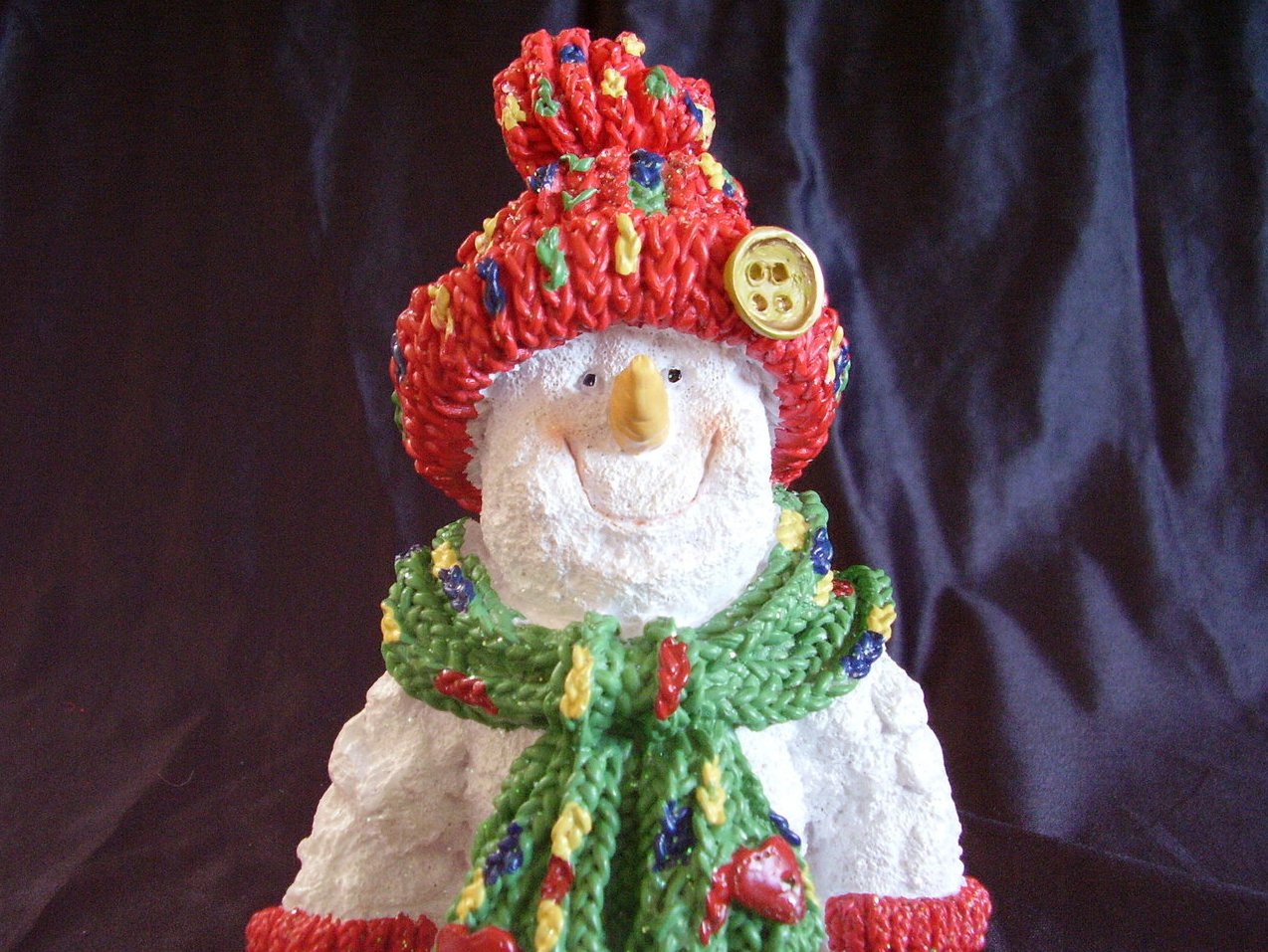 Christmas Resin Snowman Statue