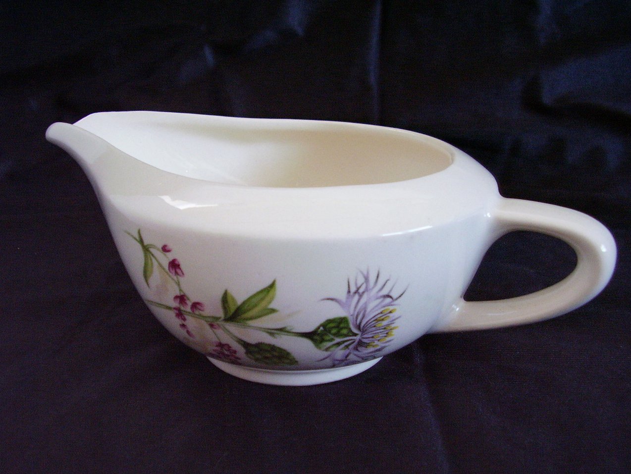 American Limoges Glamour Thistle Gravy Sauce Boat