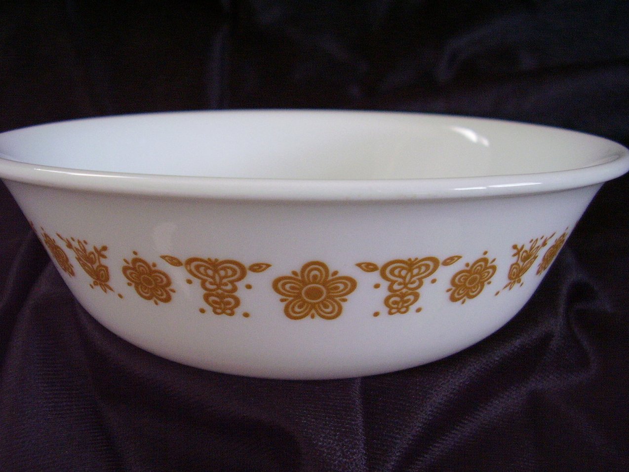 Corelle Butterfly Gold Soup Cereal Bowl