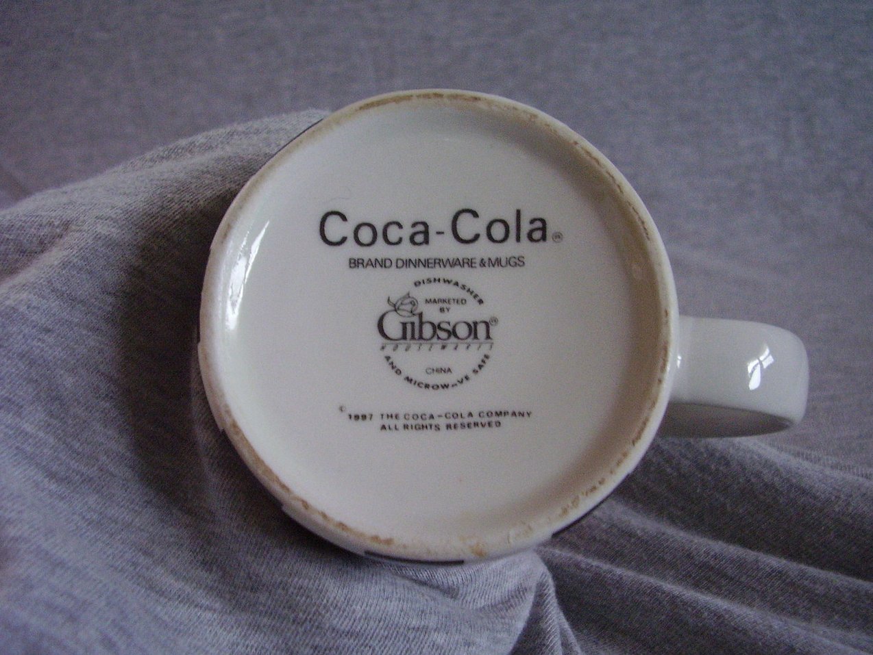 Gibson Coca Cola Mug