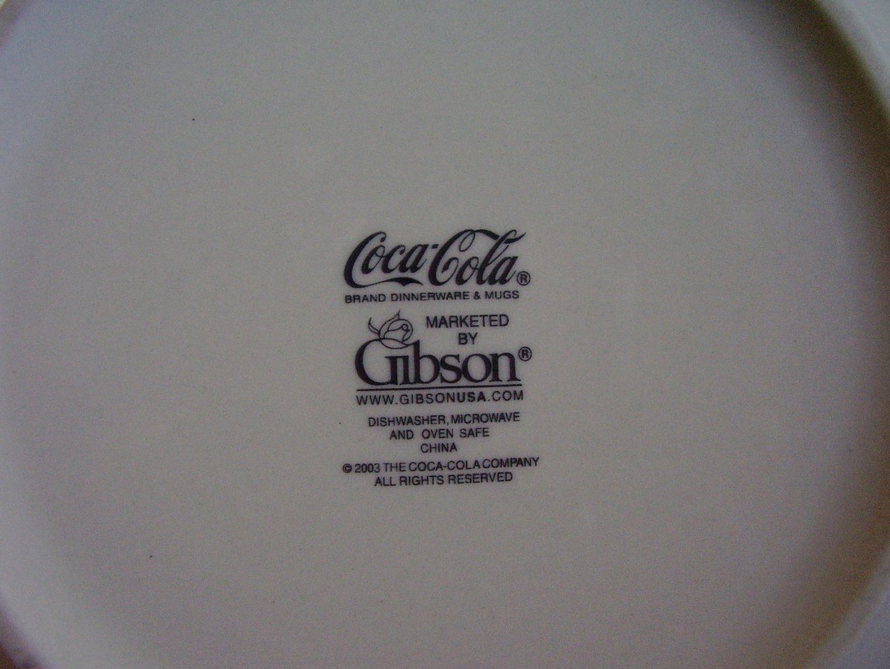 Gibson Coca Cola Mixing Bowl