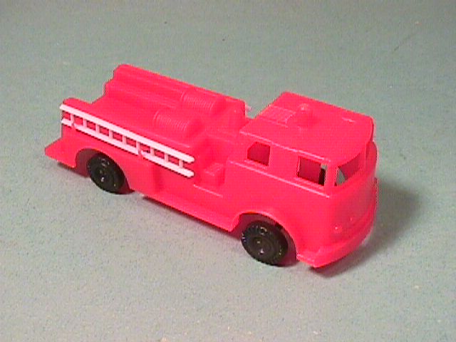 Red Plastic Fire Truck