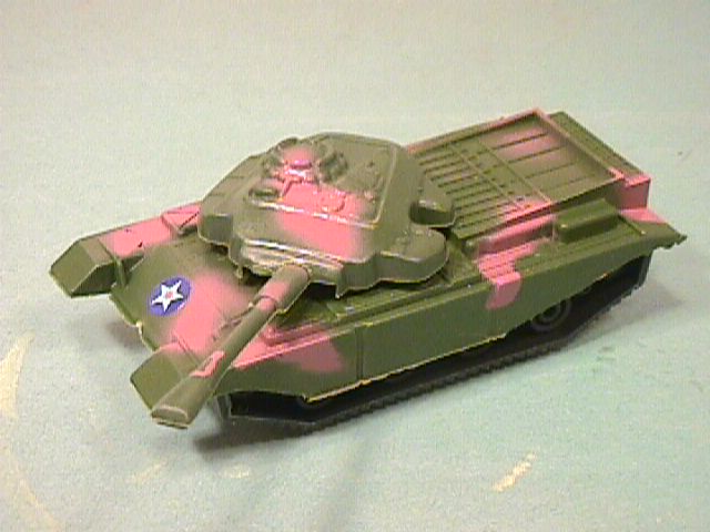 Green Camo Plastic Centurion Style Army Tank