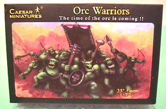 Caesar Miniatures 1/72nd Scale Fantasy Orcs Plastic Figures Set