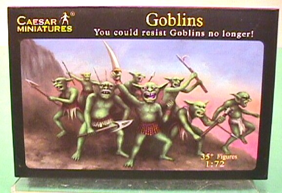 Caesar Miniatures 1/72nd Scale Fantasy Goblins Plastic Figures Set