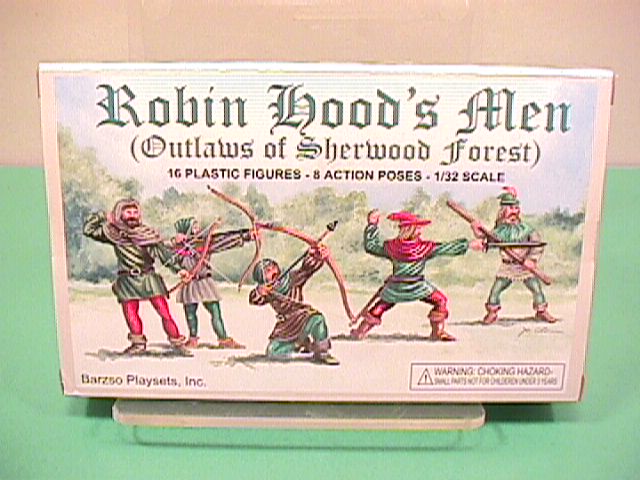 soldatini Barzso Robin Hood & Compagnia in plastica scala 1:32 mm 65 