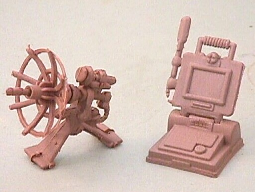 Battlefield Plastic Computer And Unlink Satellite Dish