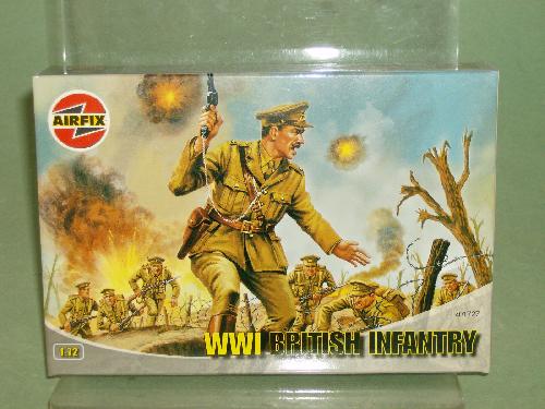 Airfix 1/72nd Scale WWI British Infantry Plastic Soldiers Set