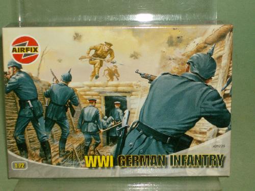 Airfix 1/72nd Scale WWI German Infantry Plastic Soldiers Set