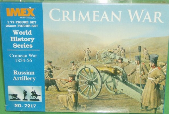 Imex 1/72 Crimean War Russian Artillery Plastic Figures Set No. 7217
