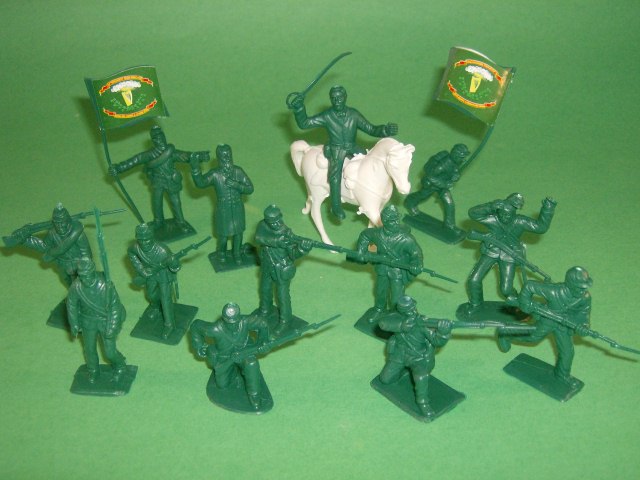 Americana ACW Union IRISH Brigade Plastic Soldiers Set