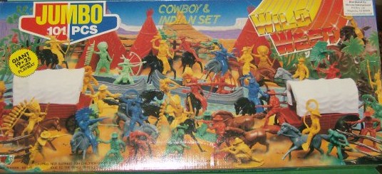 cowboy and indian playsets