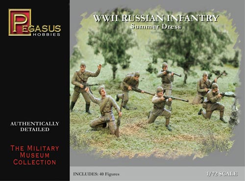 Pegasus Soldiers 1/72nd Russian Soldiers Set No. 7268