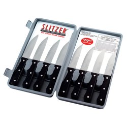 Image 0 of CTSZ8 - Slitzer™ 8pc Professional German-Style Jumbo Steak Knives 