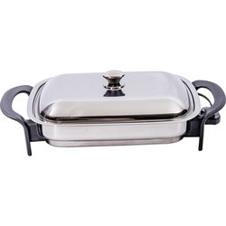 Image 0 of KTES4 Precise Heat™ T304 Stainless Steel 16'' Rectangular Electric Skillet