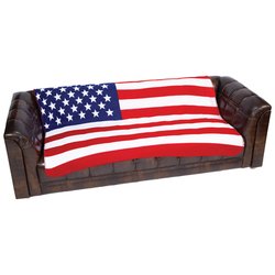 GFLGBLK      United States Flag Print Fleece Blanket