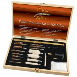 Image 0 of SPGUNCLN - Classic Safari™ Deluxe Cleaning Kit In Wood Case