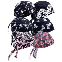 Image 0 of GFSKULL3 - Diamond Plate™ 6pc Assorted Cotton Skull Cap Set