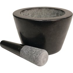 Image 0 of KTHERBD - HealthSmart™ 8'' Deep Dish Granite Mortar and Pestle