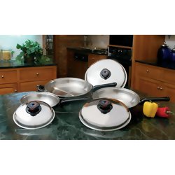 Image 0 of KTFP3 - Precise Heat™ 6pc 12-Element T304 Stainless Steel Skillet Set