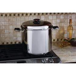 KTSP24- Precise Heat-  24 qt.'' Waterless'' Stock Pot, 5-ply