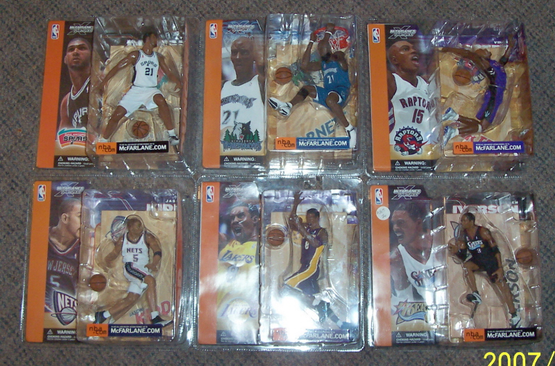 McFarlane NBA Series 1 Complete VARIANT Set MIB Basketball