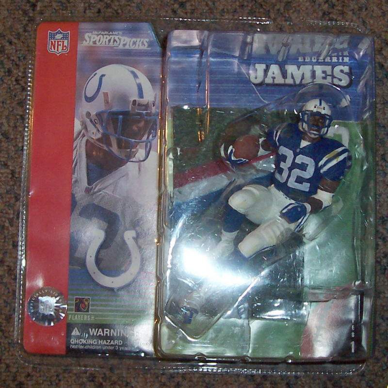 McFARLANE NFL SERIES 1 EDGERRIN JAMES VARIANT FIGURE