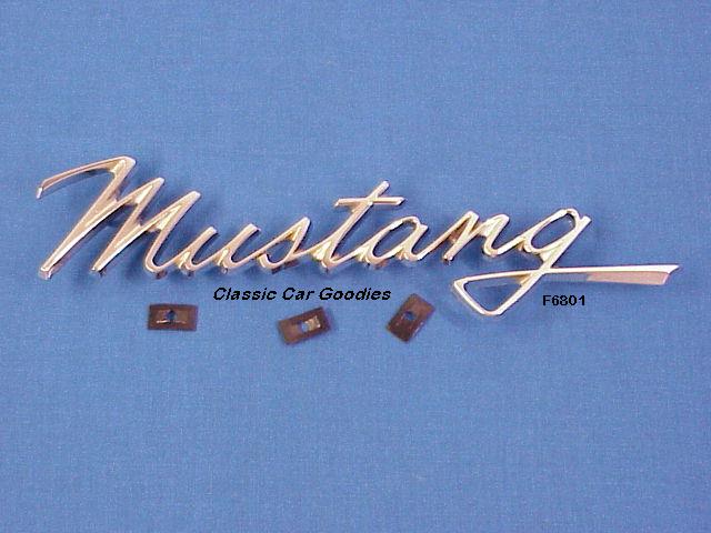 Ford chrome script emblem #5