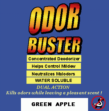 Odor Buster ''GREEN APPLE'' - 1 Gallon Size