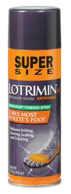 Image 0 of Lotrimin Af Antifungal Deodorant Powder Spray 4.6 Oz