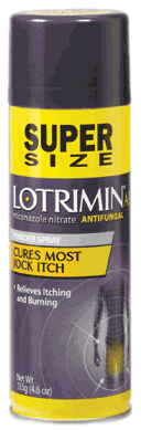 Image 0 of Lotrimin Anti Fungal Spray Powder Jock Itch 4.6 Oz