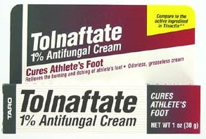 Tolnaftate 1% Mfg. By Taro Anti fungal Cream 1 oz