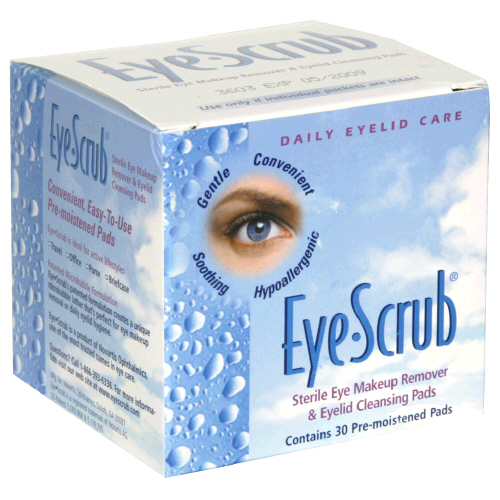 Eye Scrub Pads 30 Ct By Alcon Vision Care