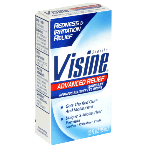 Image 0 of Visine Advanced Dry Red Eye Reliever Drop 0.5 Oz