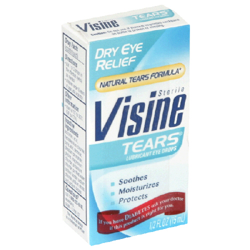 Visine Tears For Dry Eye Drops 0.5 Oz