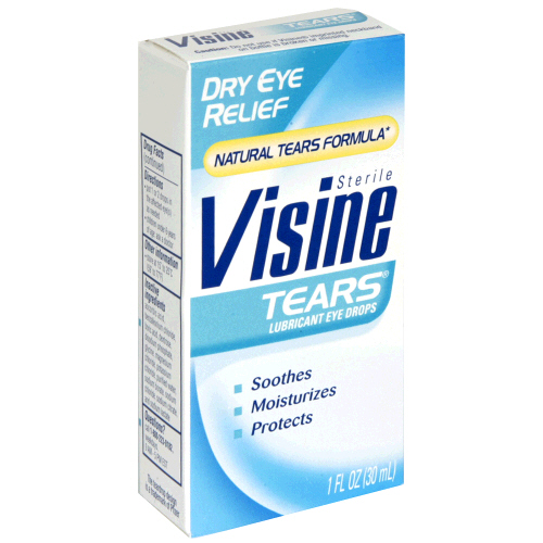 Visine Tears For Dry Eye Relief Drop 1 OZ