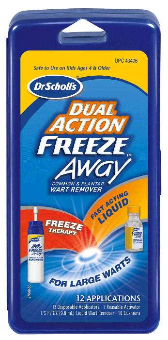 dr scholl's dual action freeze away