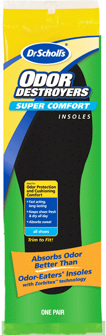 Image 0 of Dr. Scholl's Odor Destroyers Super Comfort Insoles For All Shoes