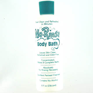 No Rinse Body Bath Liquid 8 Oz