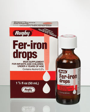 Fer Iron Drops 50 Ml By Major Rugby