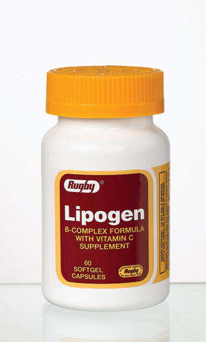 Image 0 of Lipogen B-Complex Formula With Vitamin C Supplement Softgel Capsules 60