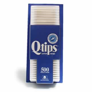 Image 0 of Q-Tips For Clean Ears Cotton Swabs 500 Ct.