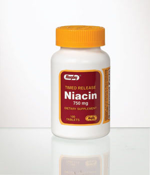 Niacin 750 Mg Time Release 100 Tablets