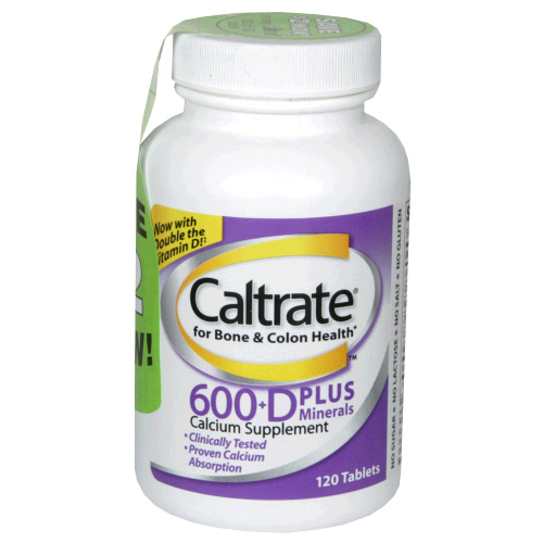 Caltrate 600-D Plus Mineral 120 Tablet