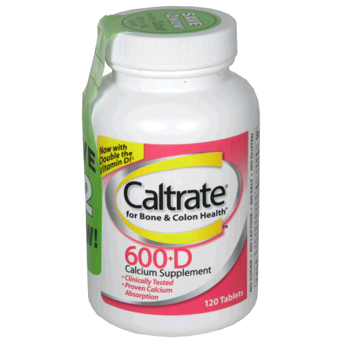 Image 0 of Caltrate 600 + D Calcium Supplement Tablets 120