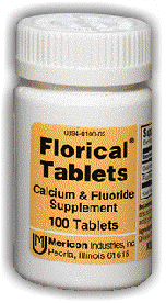 Florical Calcium & Fluoride Supplement Tablets 100