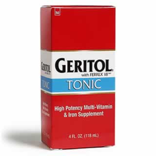 Image 0 of Geritol With Ferrex 18 Multi-Vitamin & Iron Supplement Liquid 4 oz